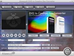 Aiseesoft DVD to Creative Zen Converter   