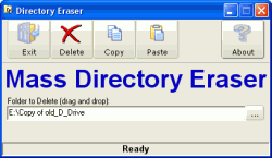 Mass Directory Eraser