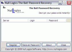 Null Logics The Bat! Password Recovery